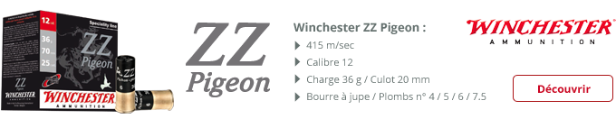 achat de munitions winchester zz pigeon